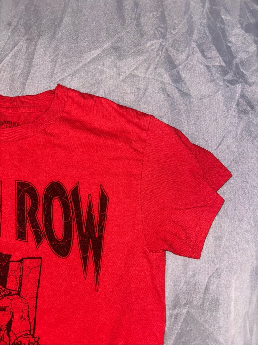 Death row Red Graphic Short-Sleeve T-Shirt